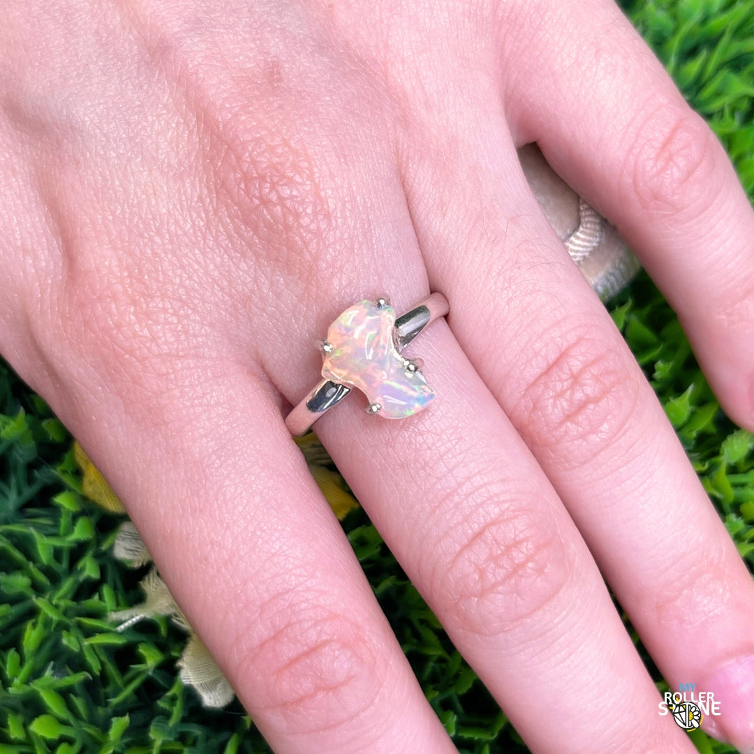 Bague Argent Opale d'Ethiopie #297