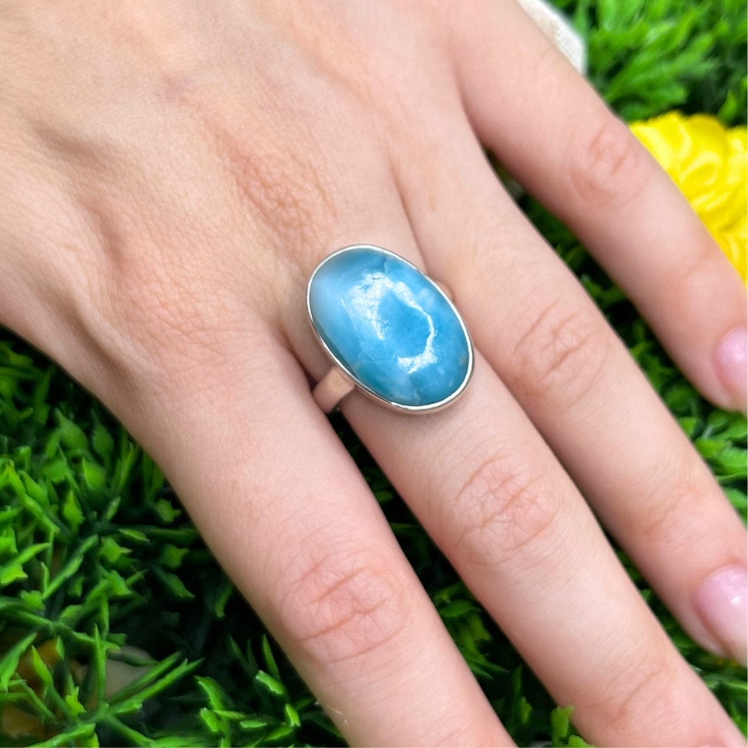 Bague Argent Larimar #23