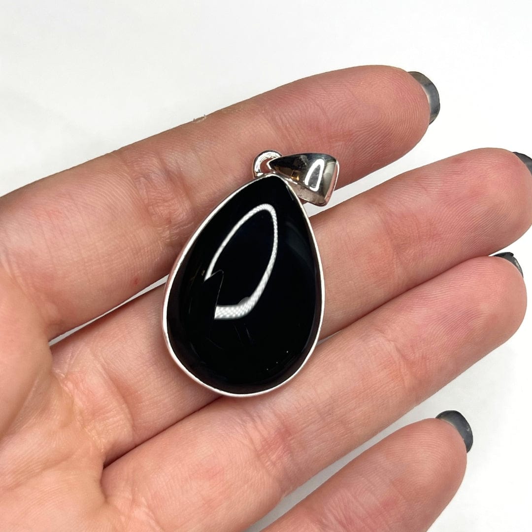 Pendentif Argent Onyx #9