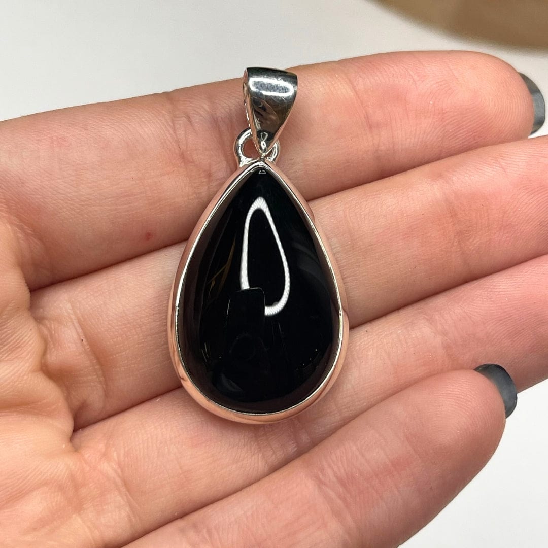 Pendentif Argent Onyx #18