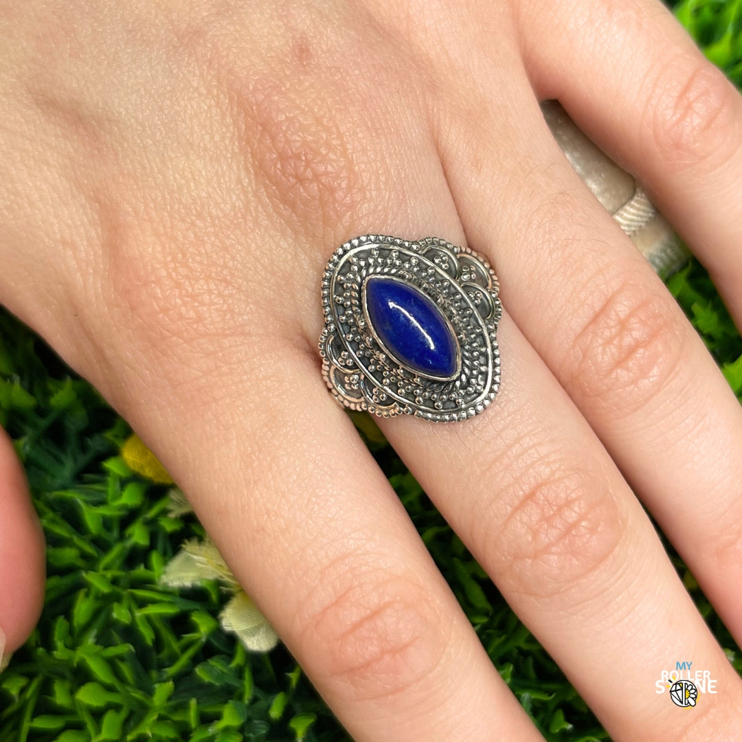 Bague Argent 925 Lapis Lazuli #214