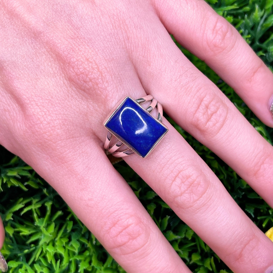 Bague Argent Lapis Lazuli #49