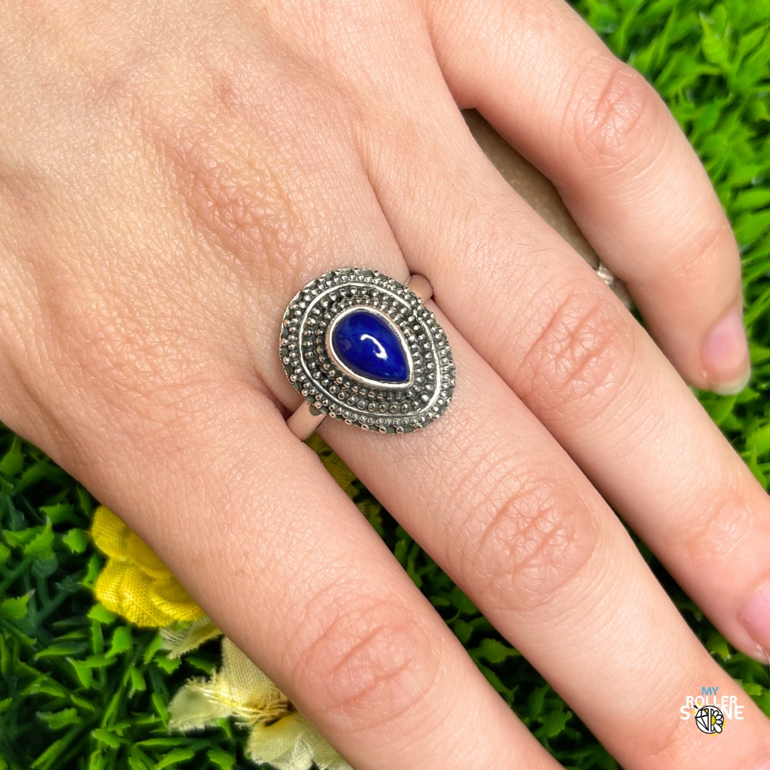 Bague Argent 925 Lapis Lazuli #219