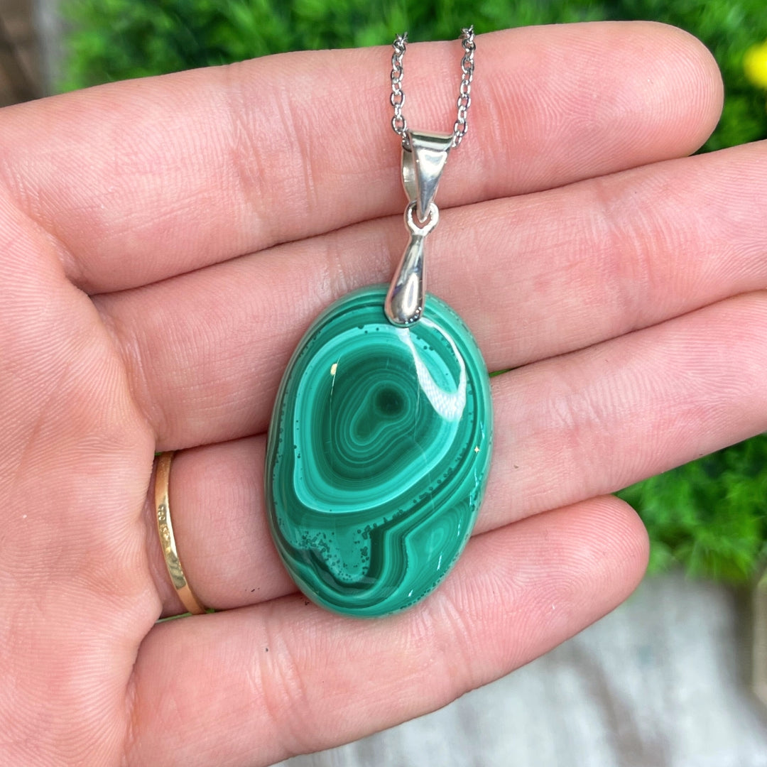 Pendentif Malachite #24