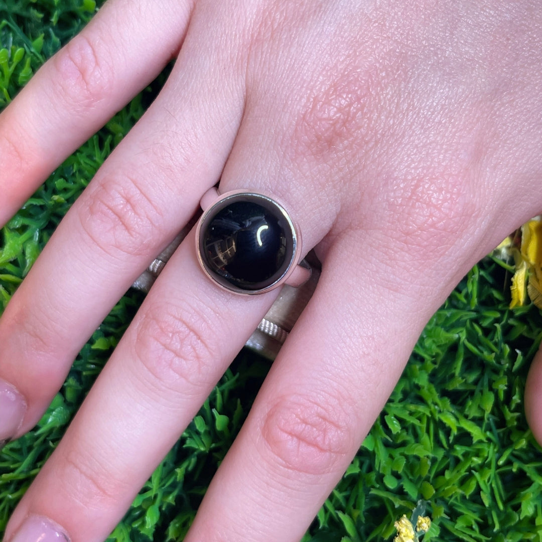 Bague Onyx Argent #12