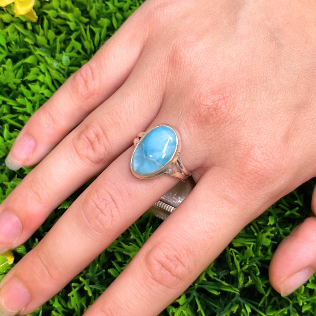 Bague Argent Larimar #43