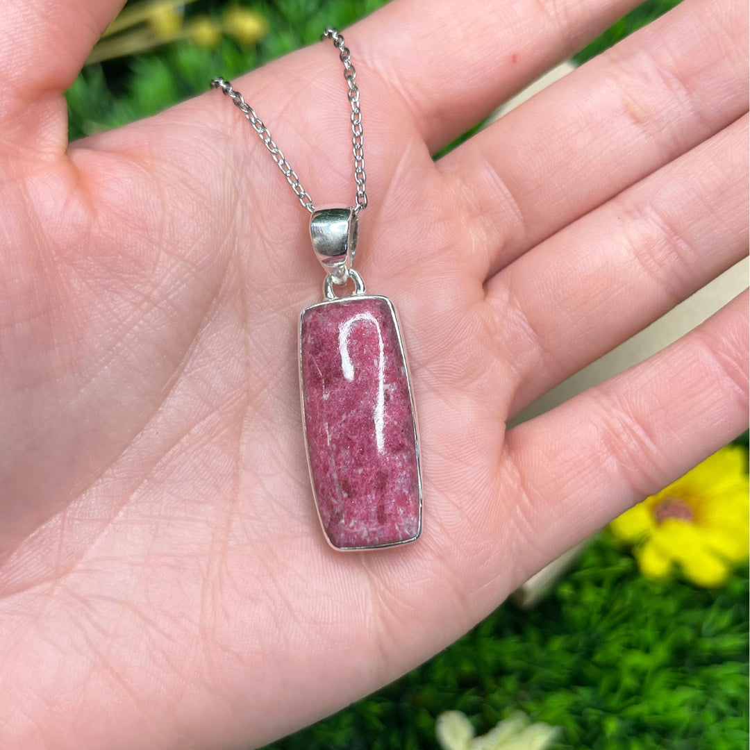 Pendentif Argent Thulite #13