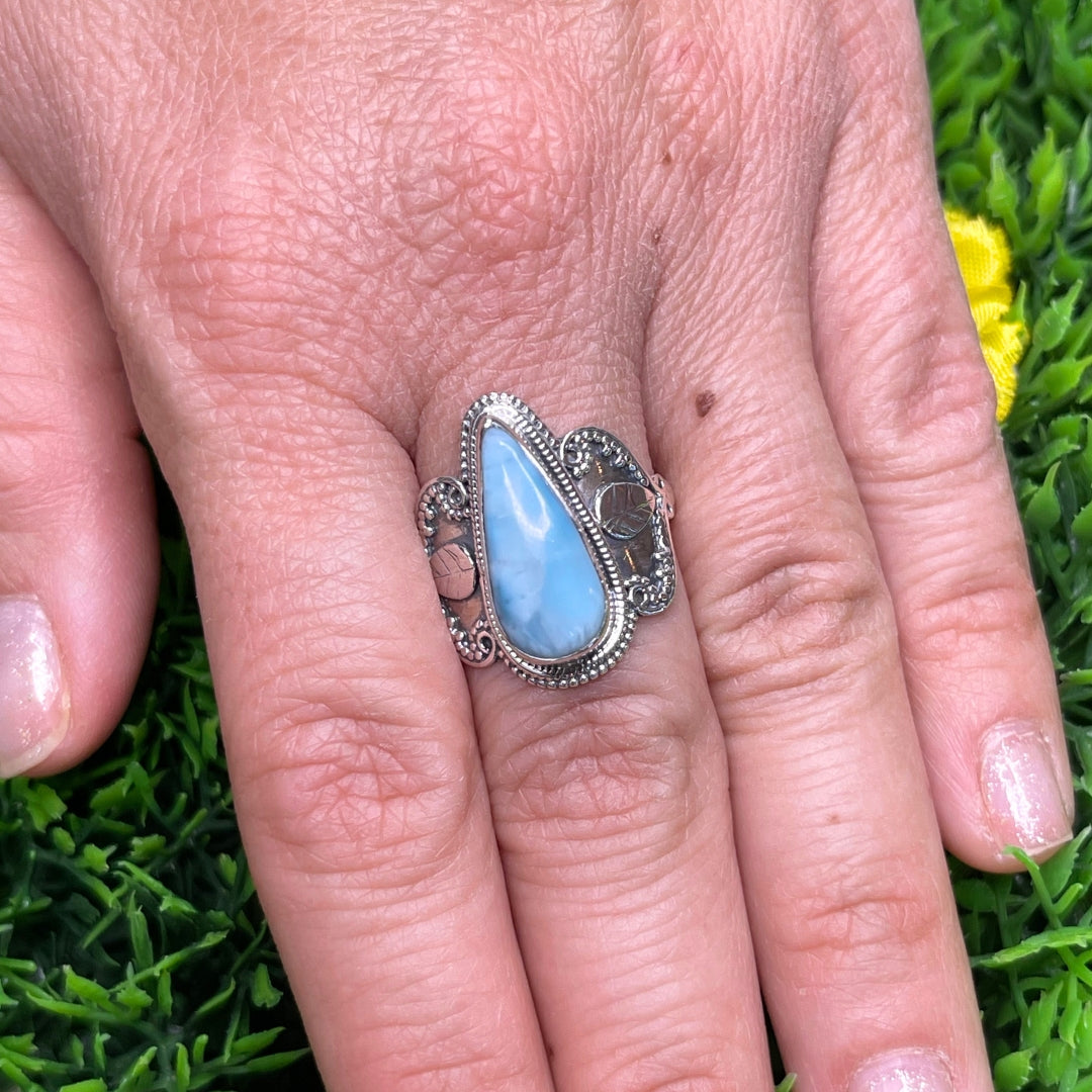 Bague Argent 925 Larimar #19