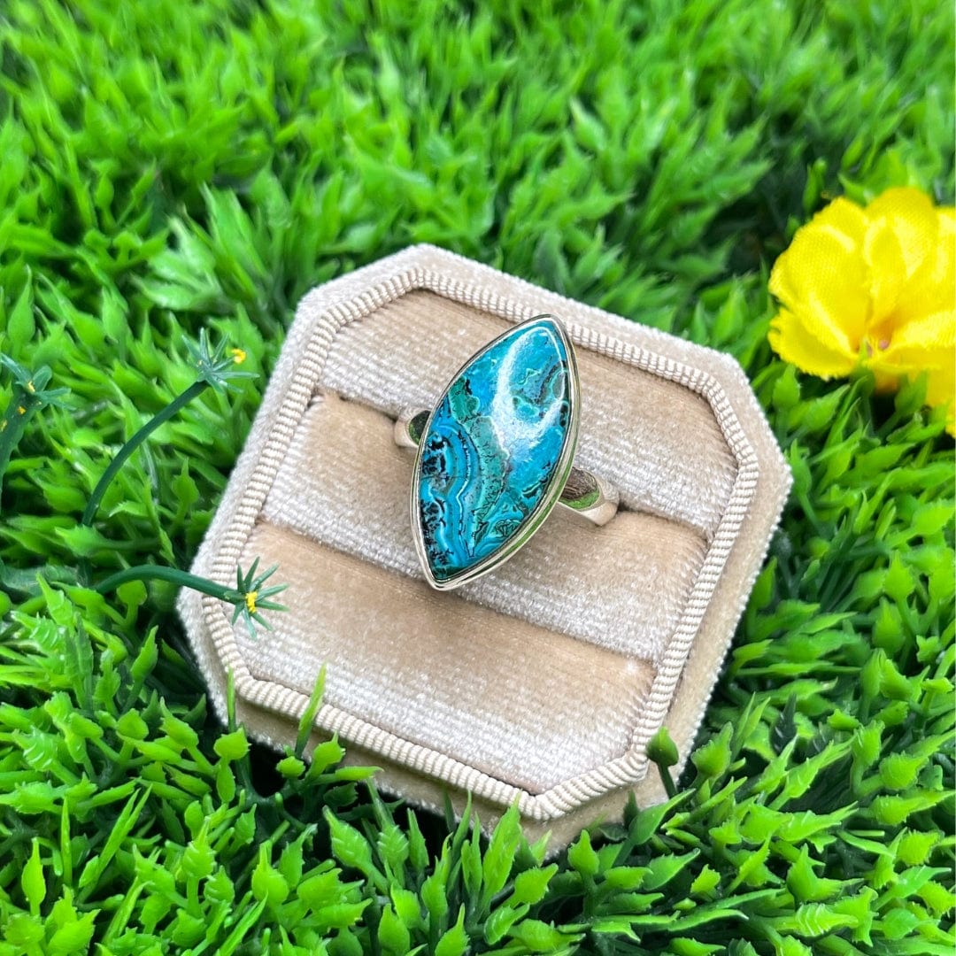 Bague Malachite Chrysocolle #15