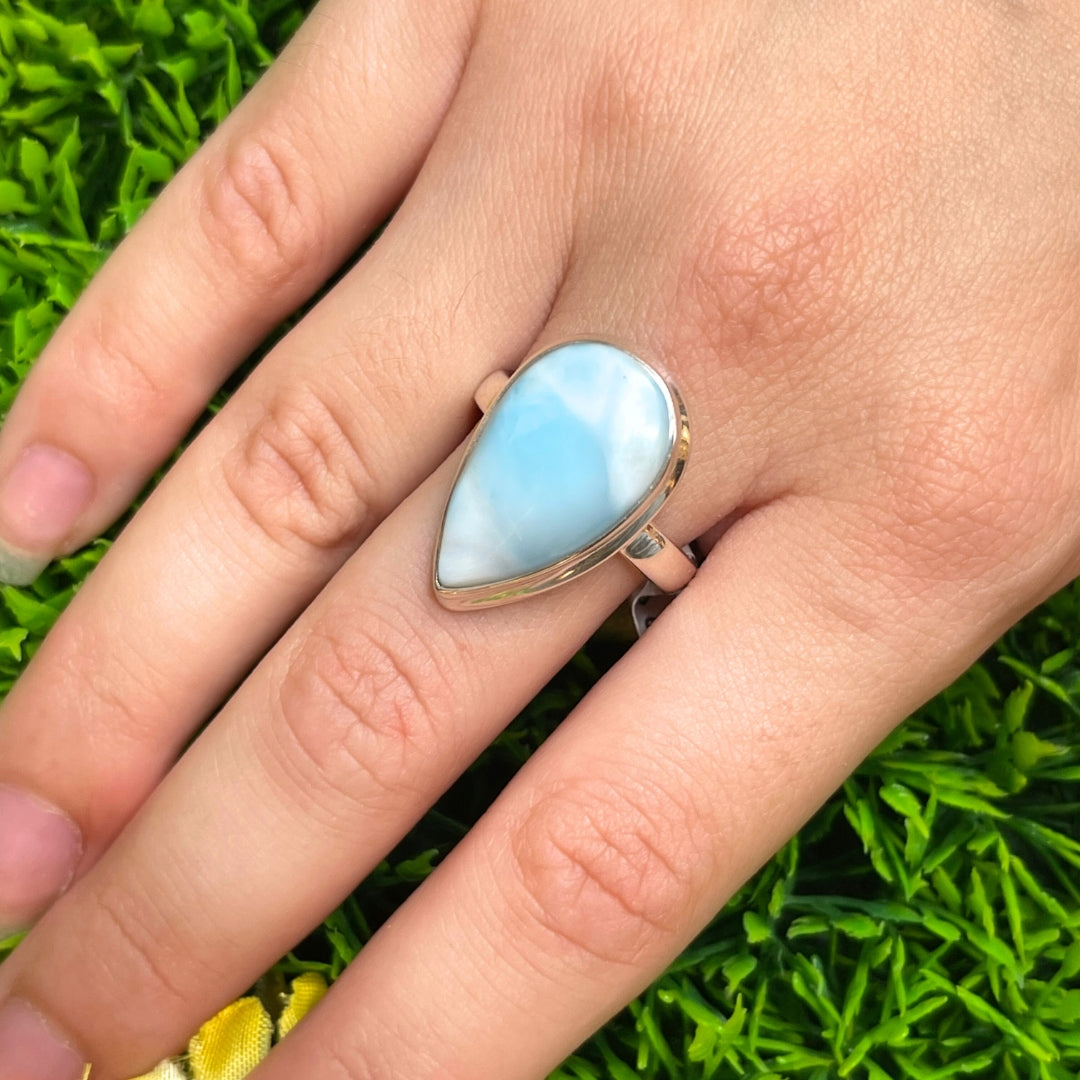 Bague Argent Larimar #96