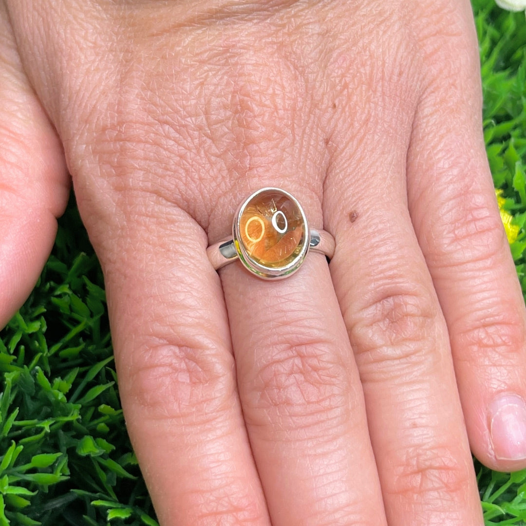 Bague Argent Citrine #51