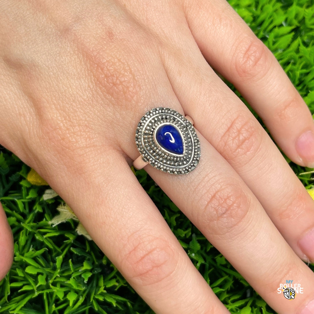 Bague Argent 925 Lapis Lazuli #181