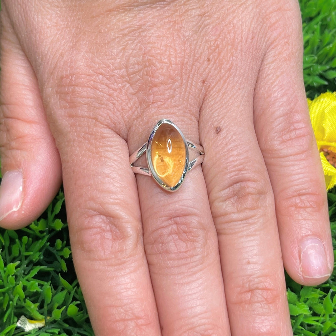 Bague Argent Citrine #52