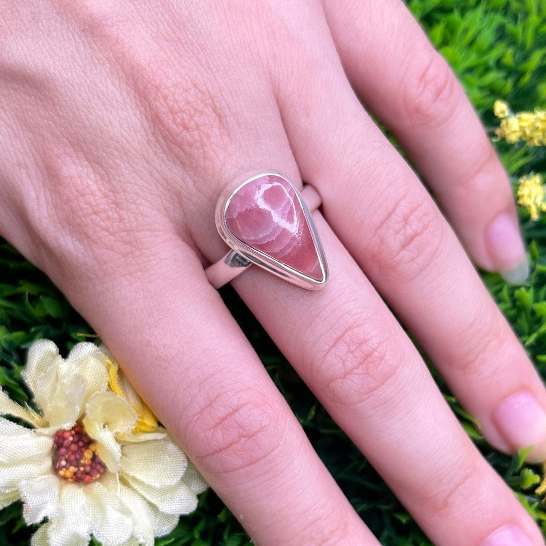 Bague Argent Rhodochrosite #27