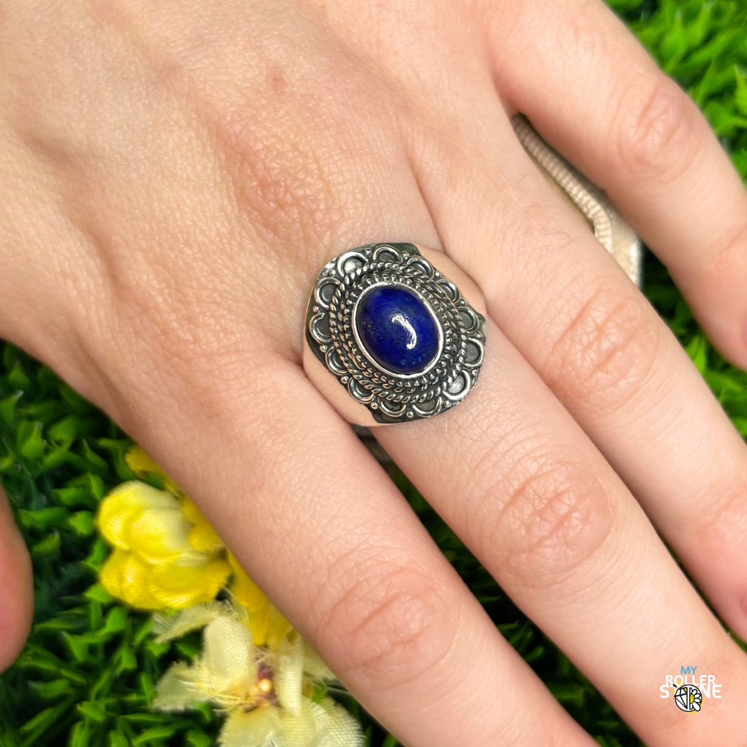 Bague Argent 925 Lapis Lazuli #222