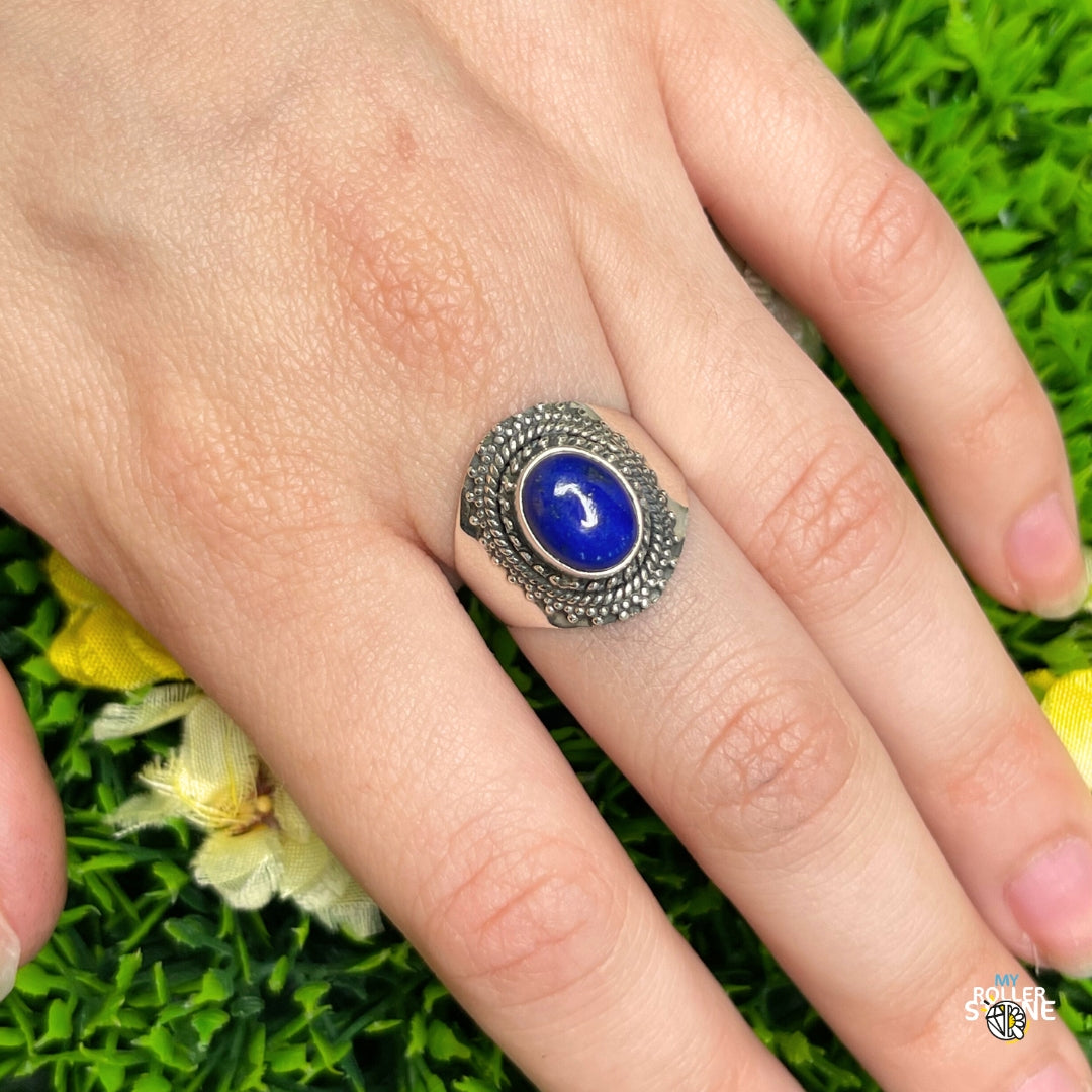 Bague Argent 925 Lapis Lazuli #190