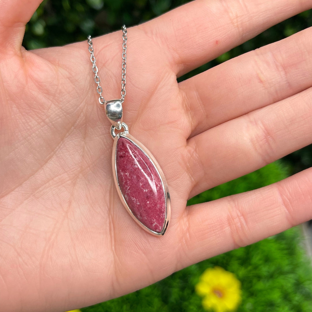 Pendentif Argent Thulite #32