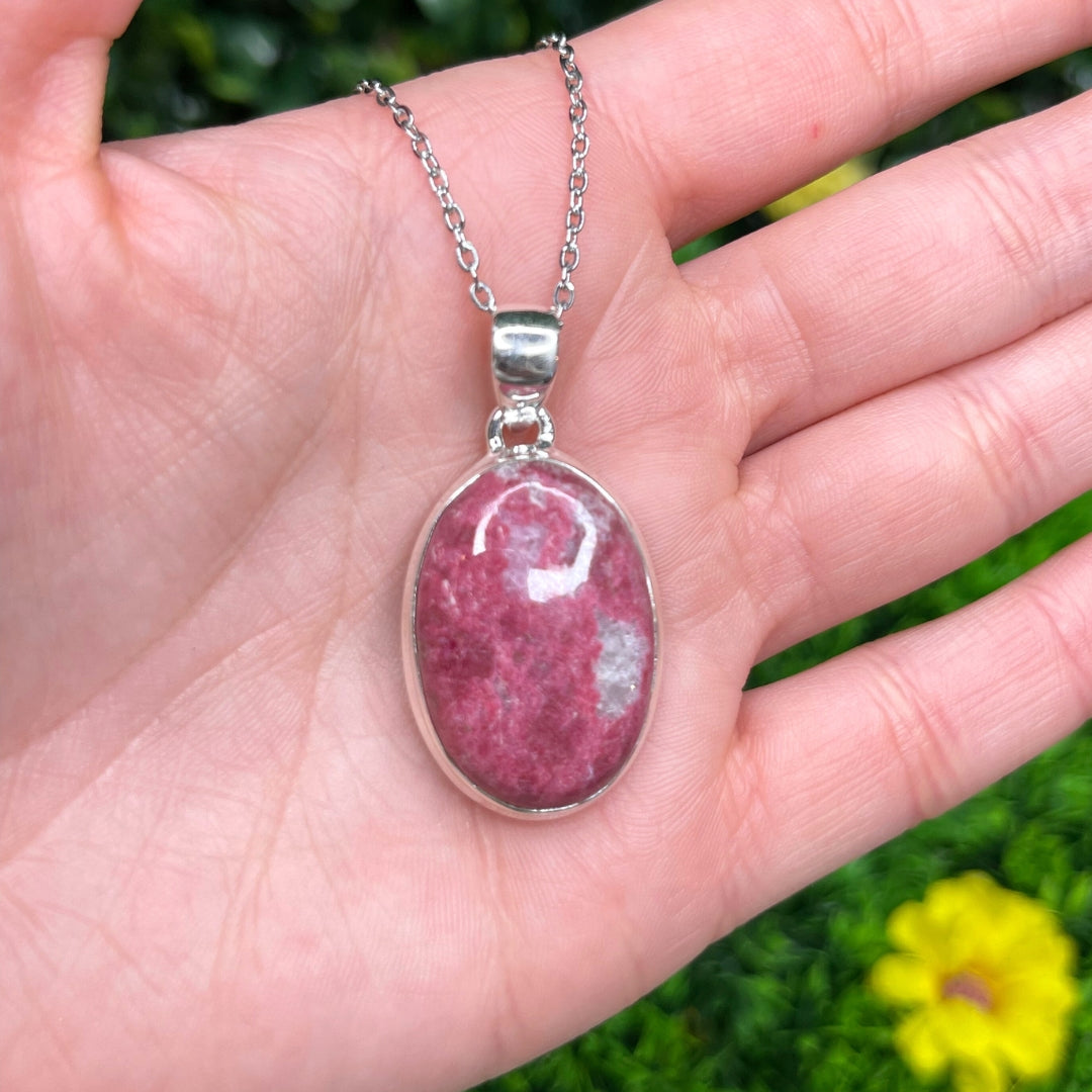 Pendentif Argent Thulite #17