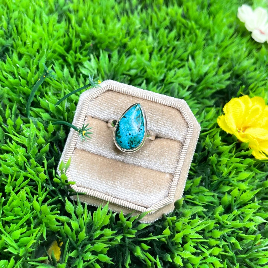 Bague Malachite Chrysocolle #13