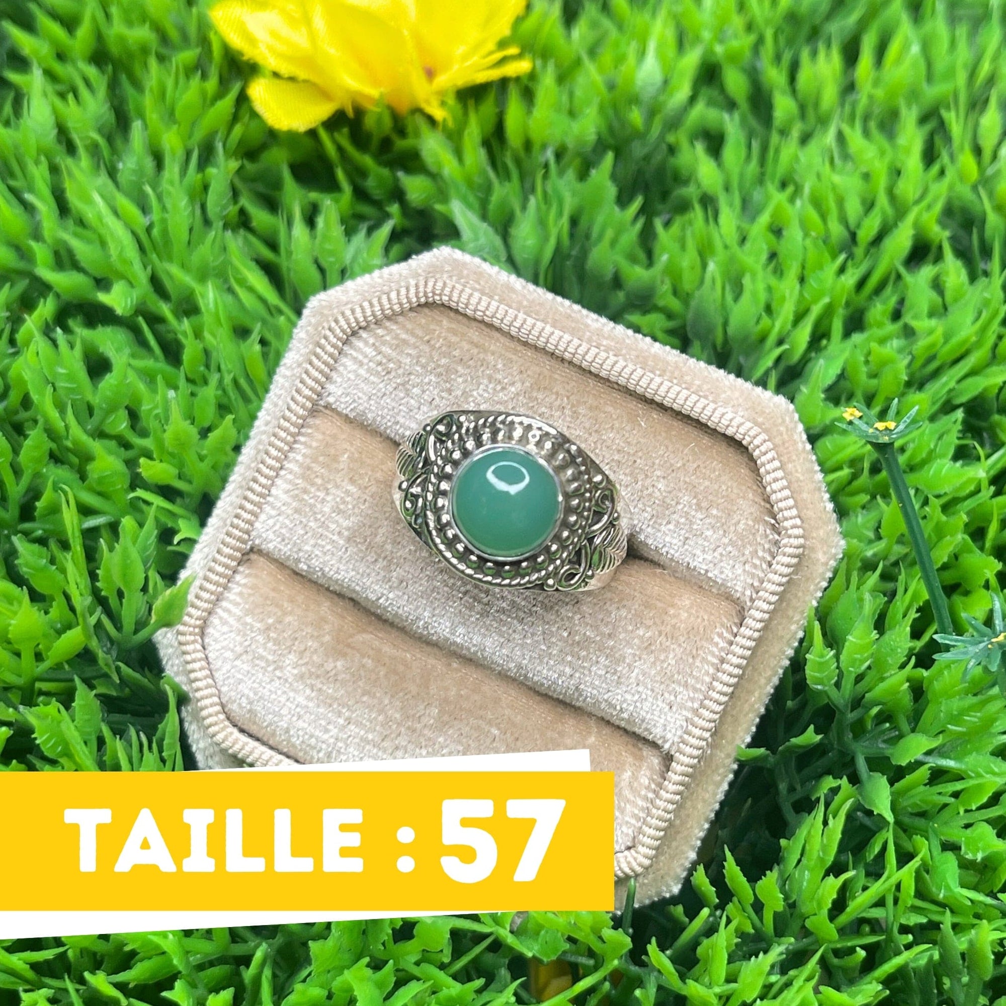 Bague Argent Chrysoprase #1