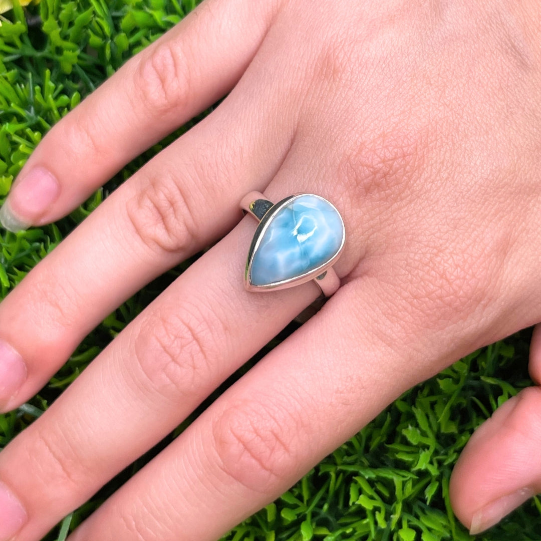 Bague Argent Larimar #123