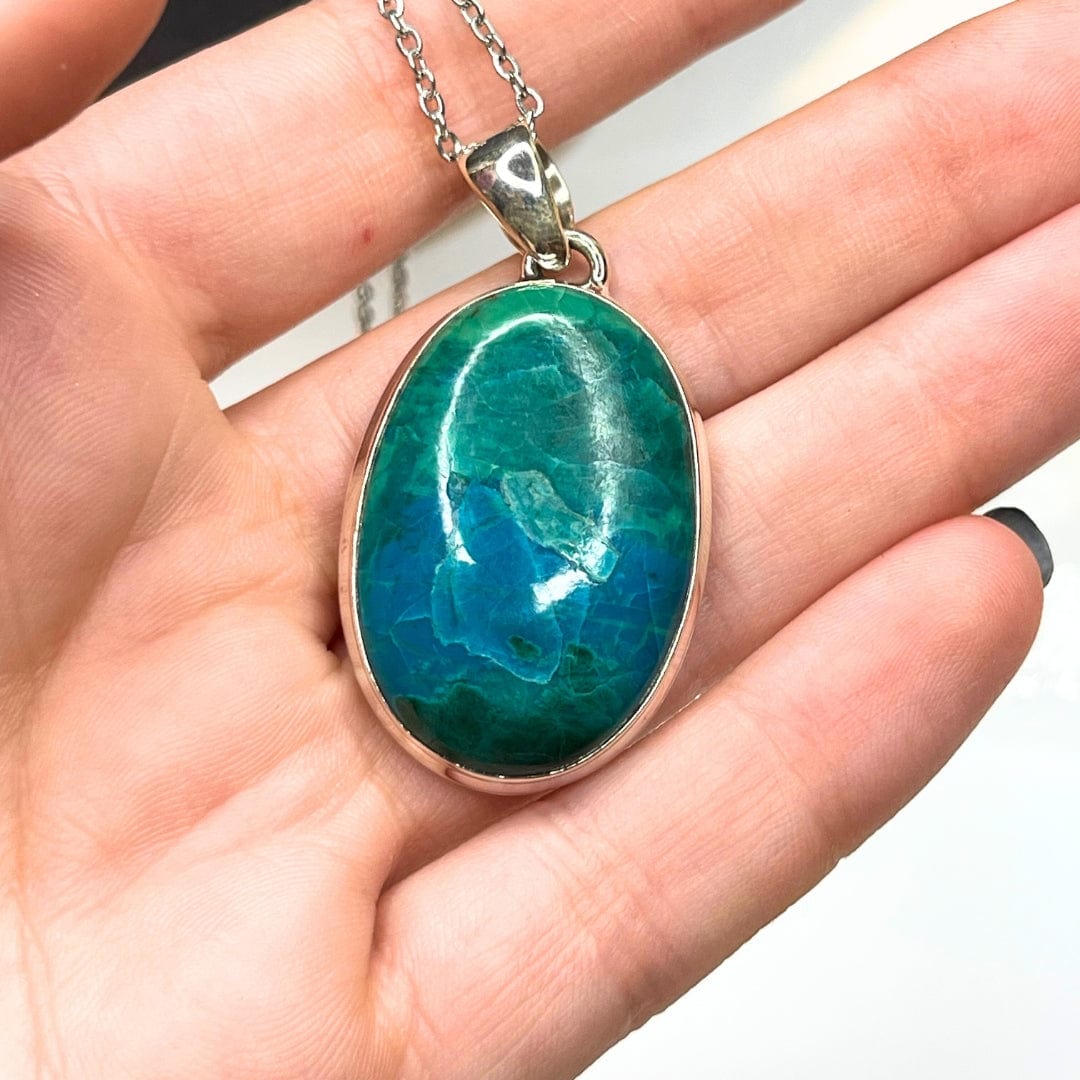 Pendentif Chrysocolle Pérou #2