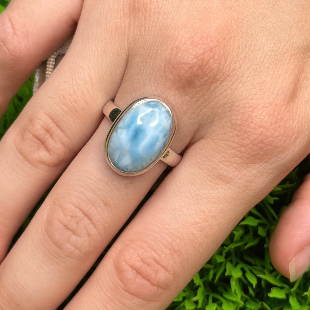 Bague Argent Larimar #108