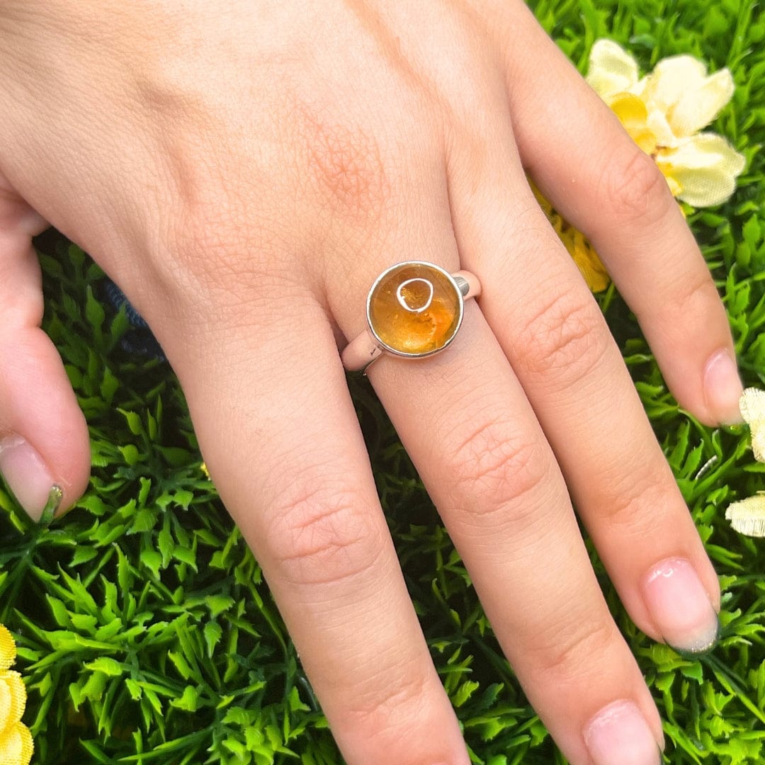 Bague Argent Citrine #29