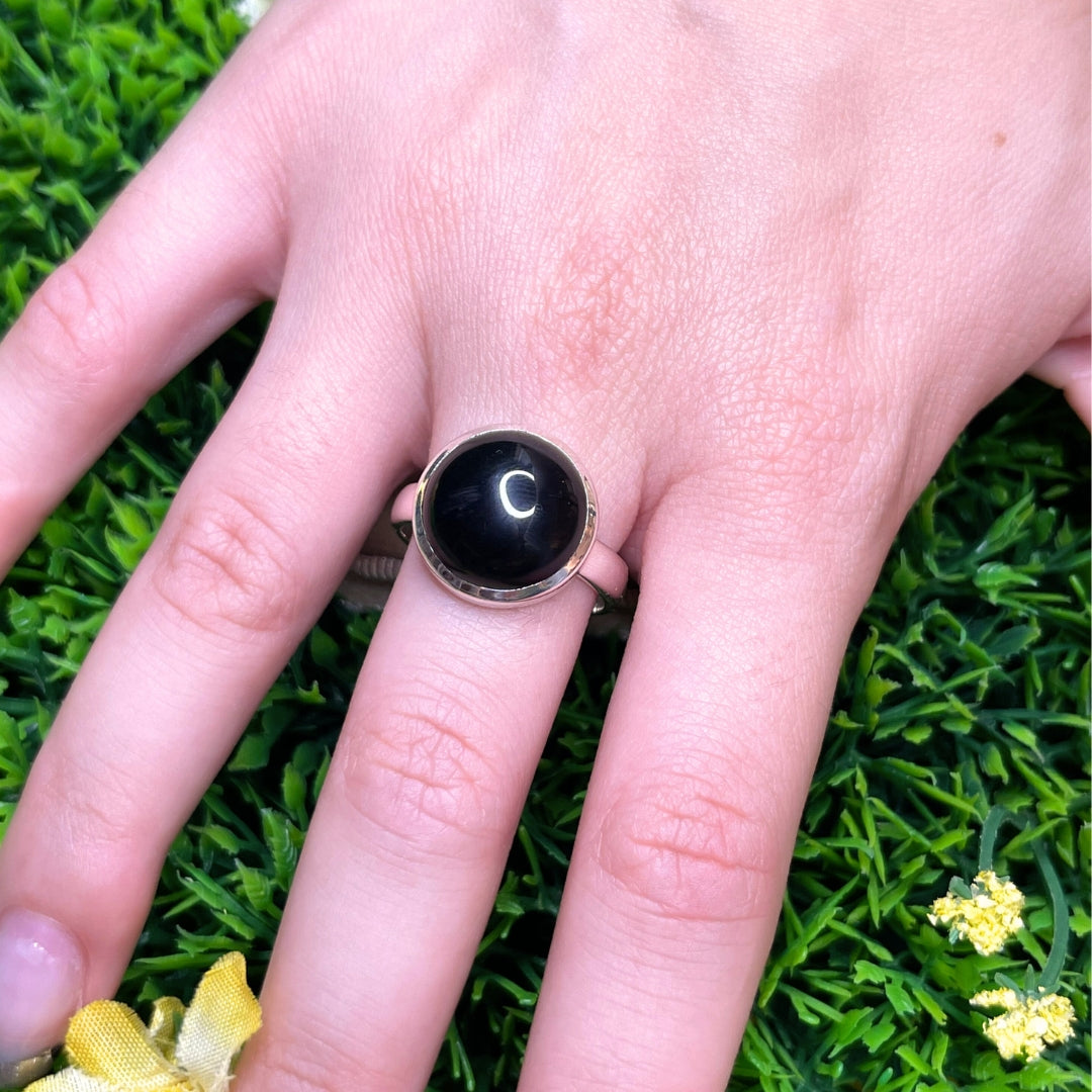 Bague Onyx Argent #25