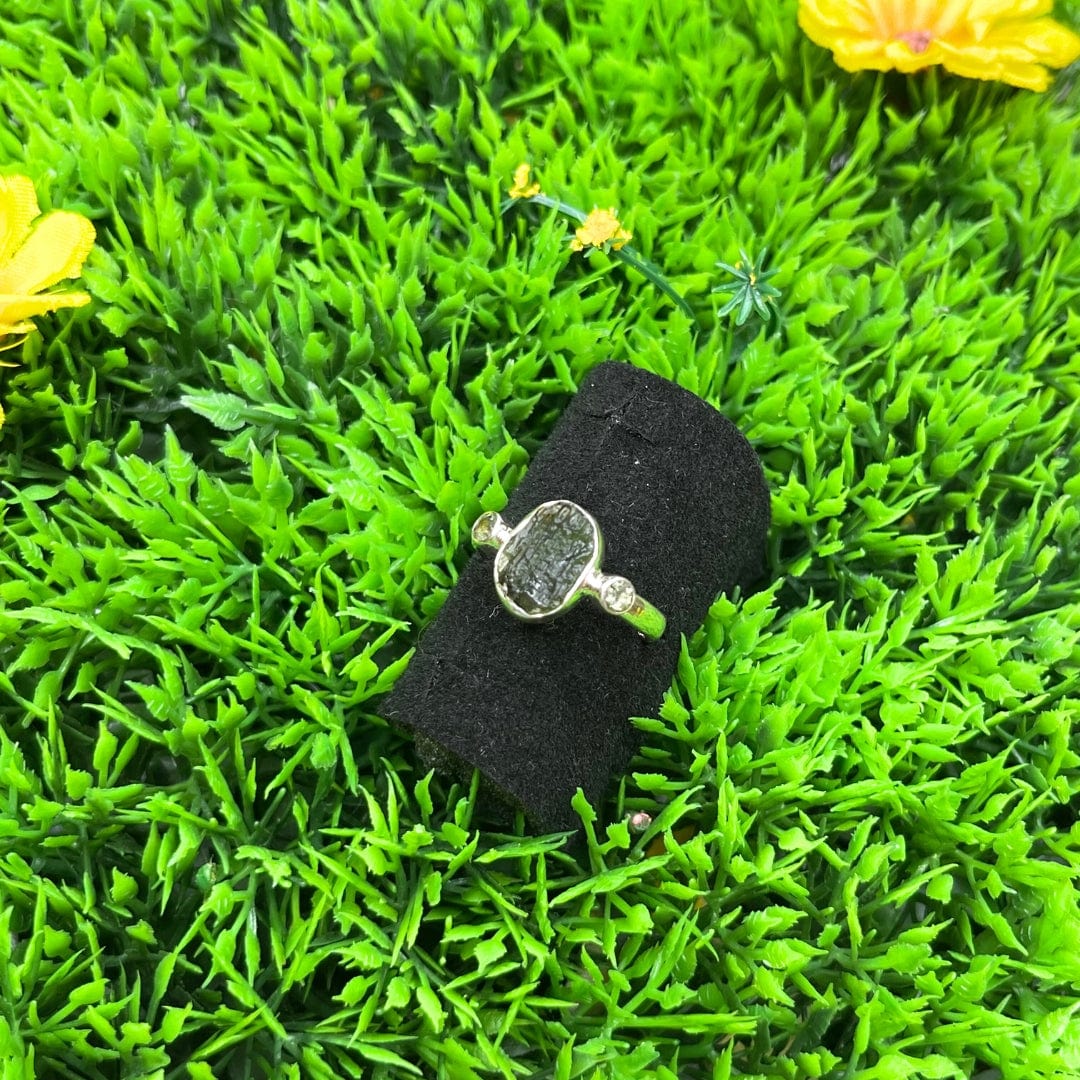 Bague Argent Moldavite #9