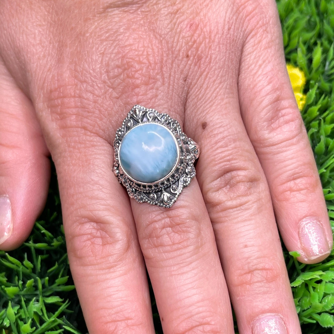 Bague Argent 925 Larimar #20