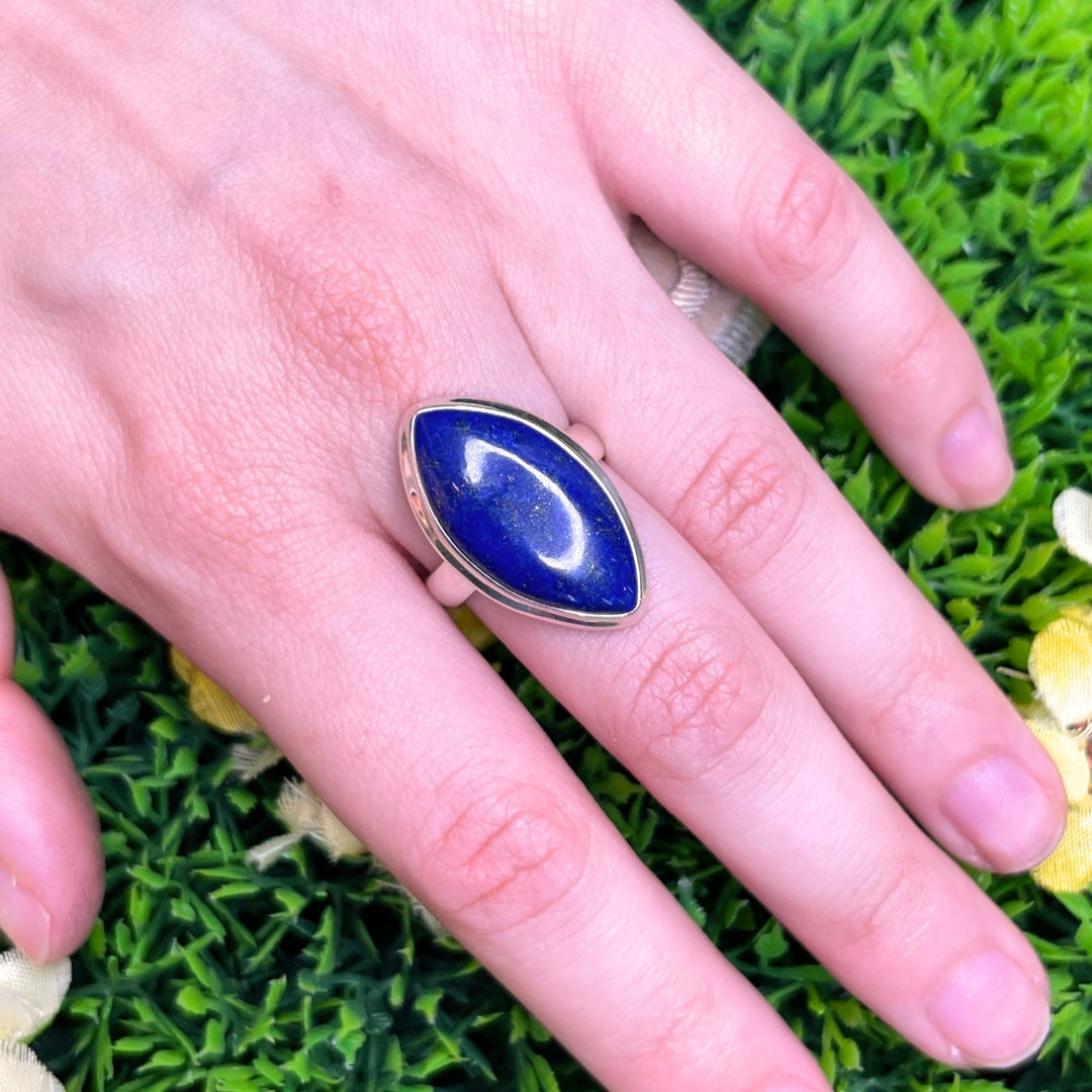 Bague Argent Lapis Lazuli #125