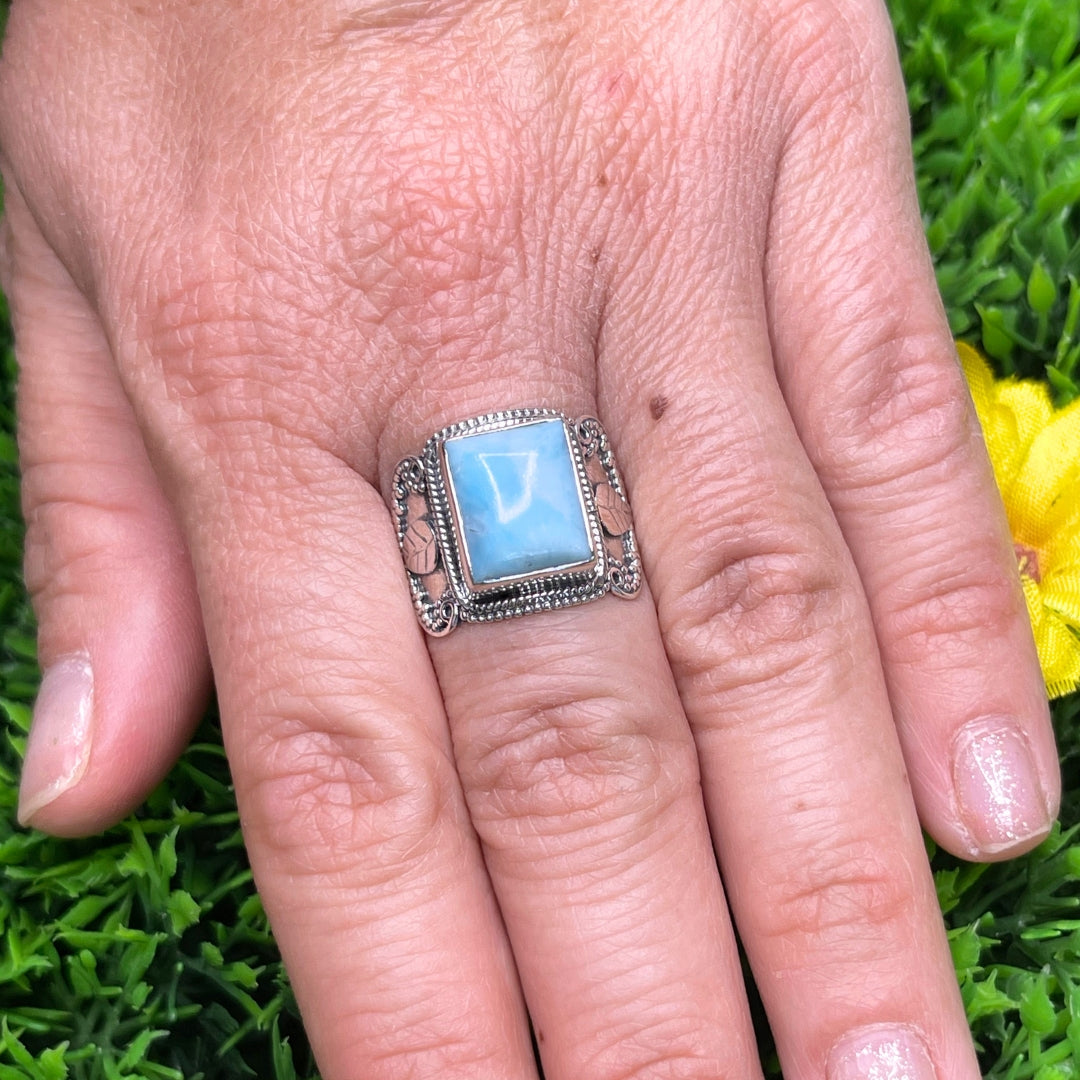 Bague Argent 925 Larimar #36