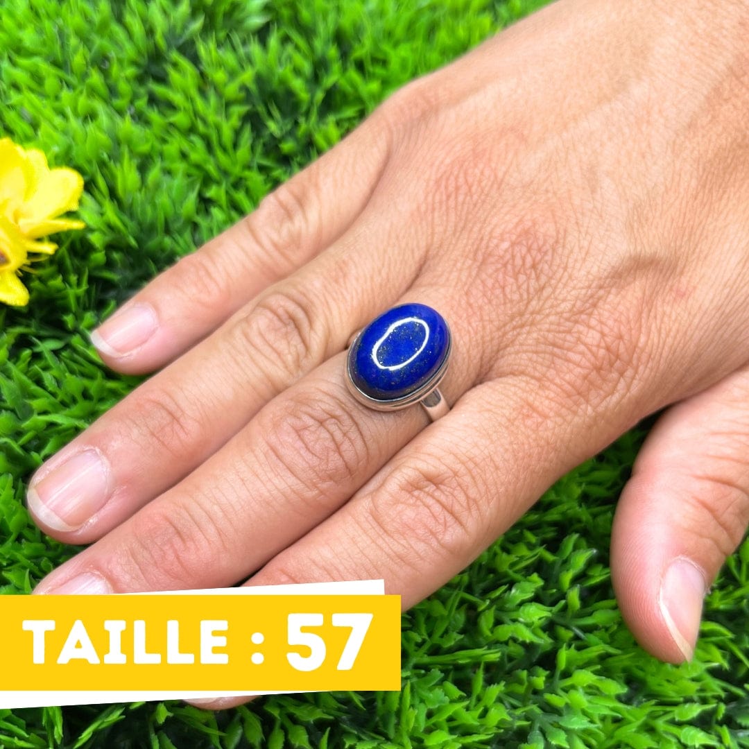 Bague Argent Lapis Lazuli #12