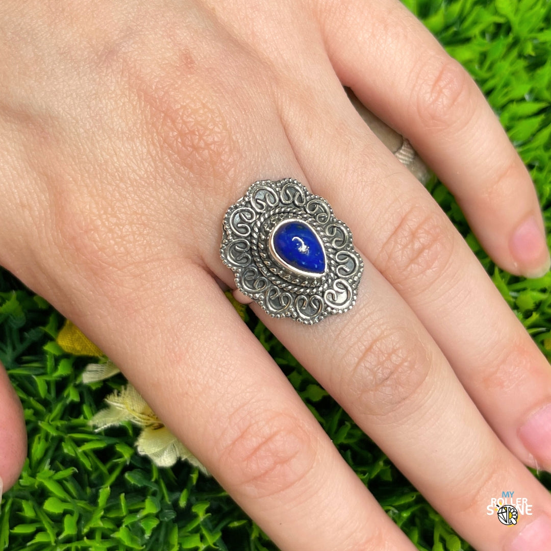 Bague Argent 925 Lapis Lazuli #188