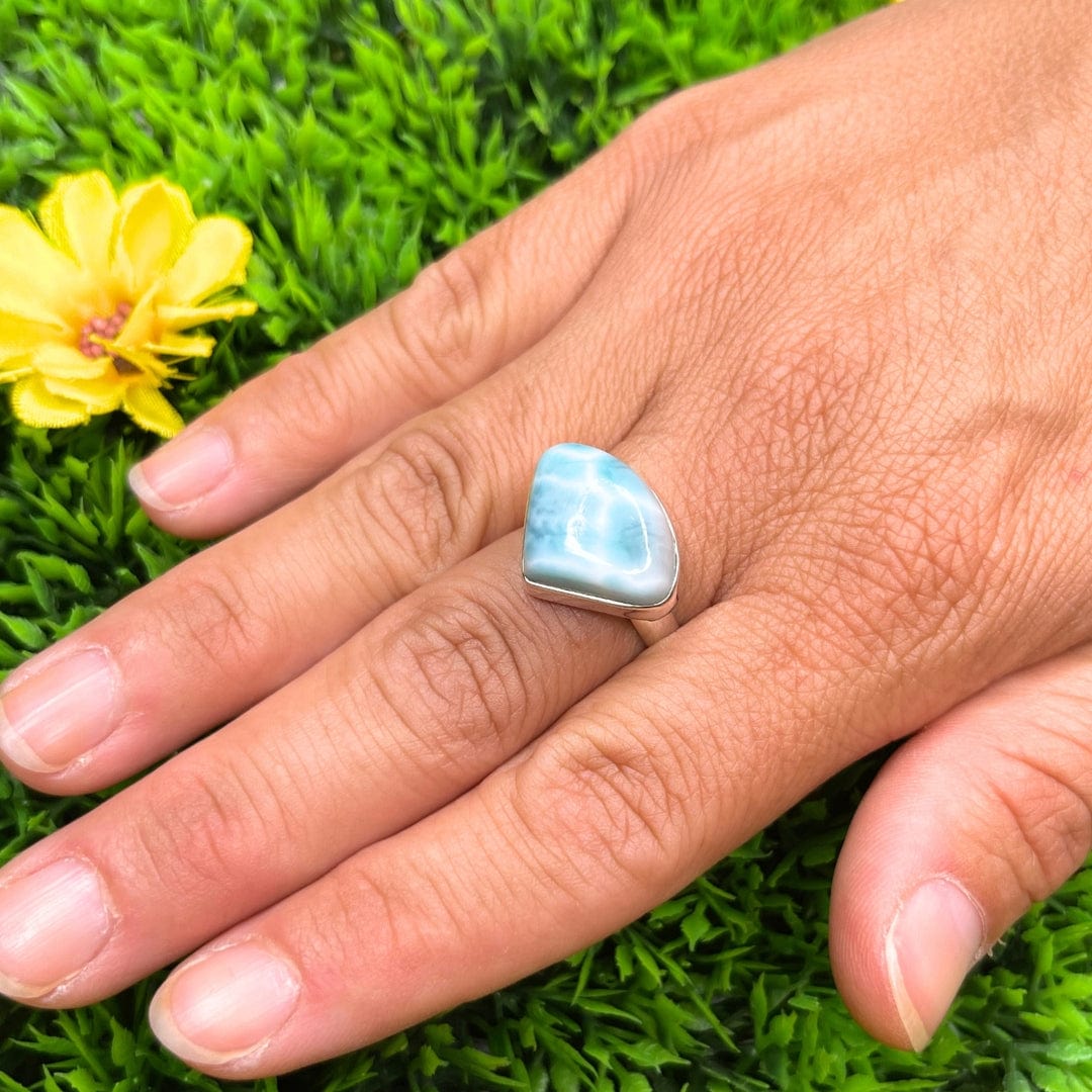 Bague Argent Larimar #5