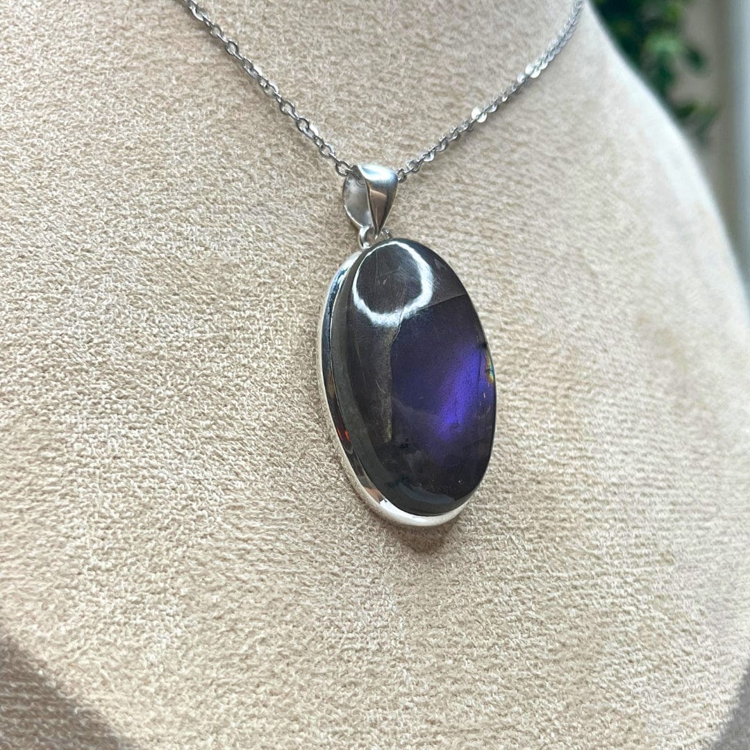 Pendentif Labradorite Purple Fire #2