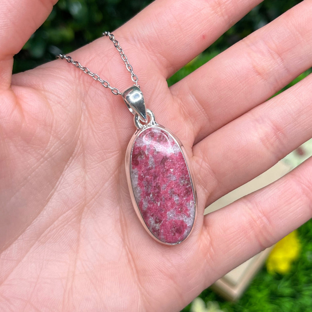 Pendentif Argent Thulite #25