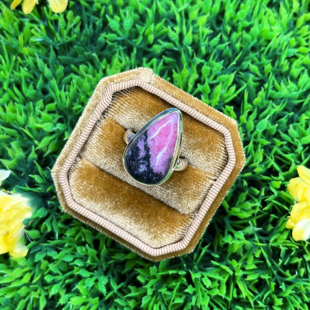 Bague Argent Rhodonite Australienne #21