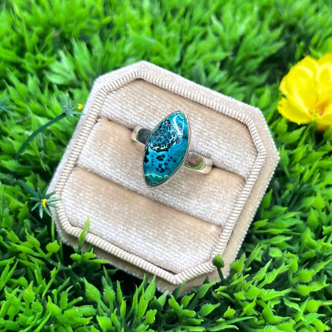 Bague Malachite Chrysocolle #11