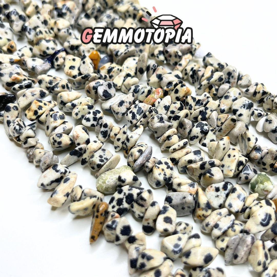 Perle Chips en Jaspe Dalmatien