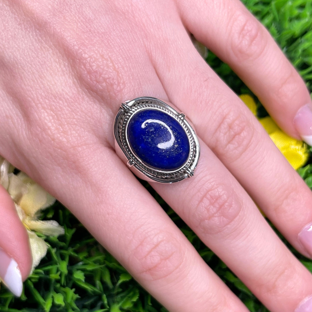 Bague Argent Lapis Lazuli #74