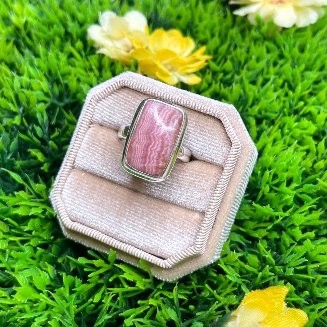 Bague Argent Rhodochrosite #30