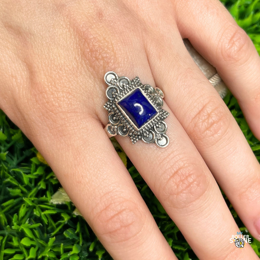 Bague Argent 925 Lapis Lazuli #218