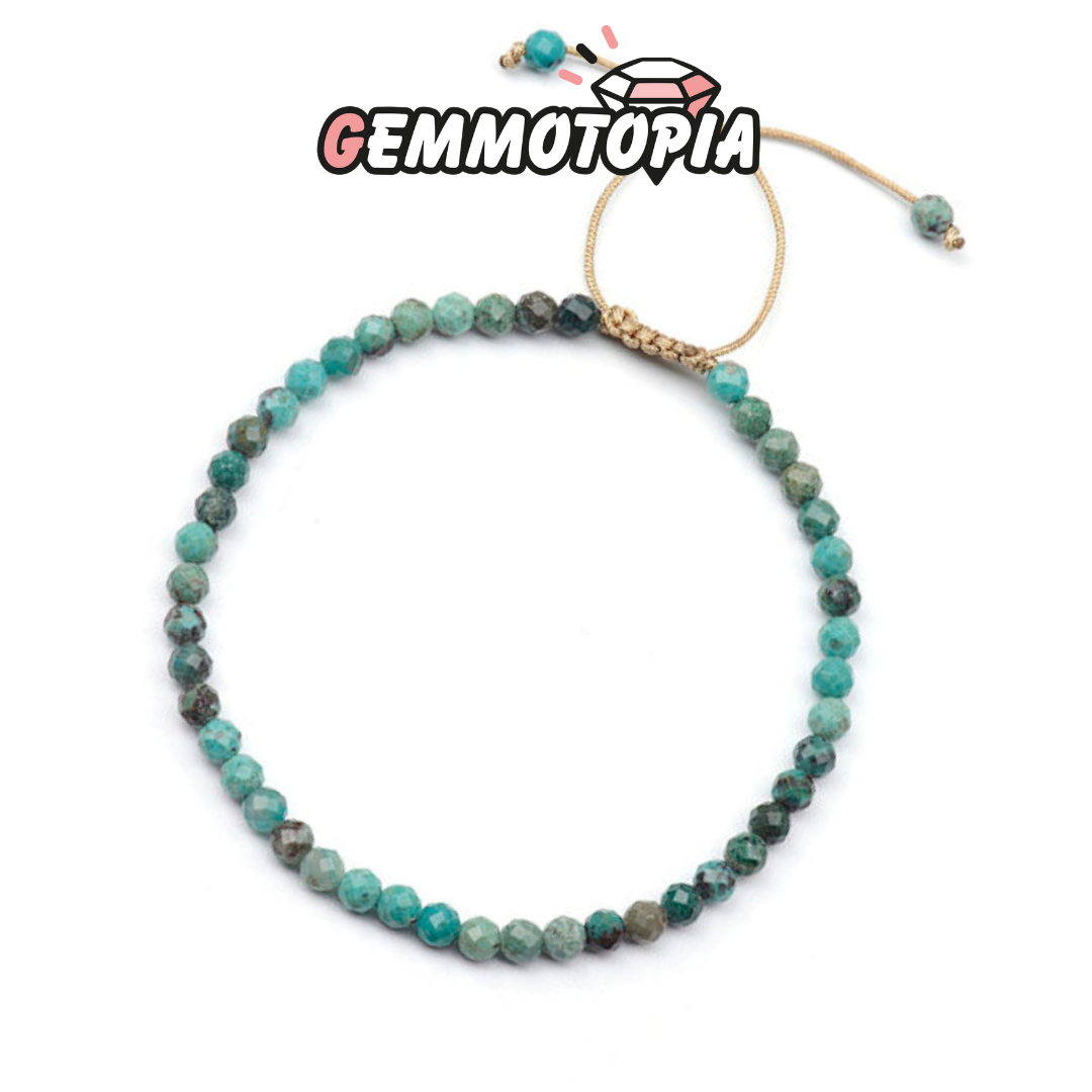 Bracelet Ajustable Turquoise Pérou