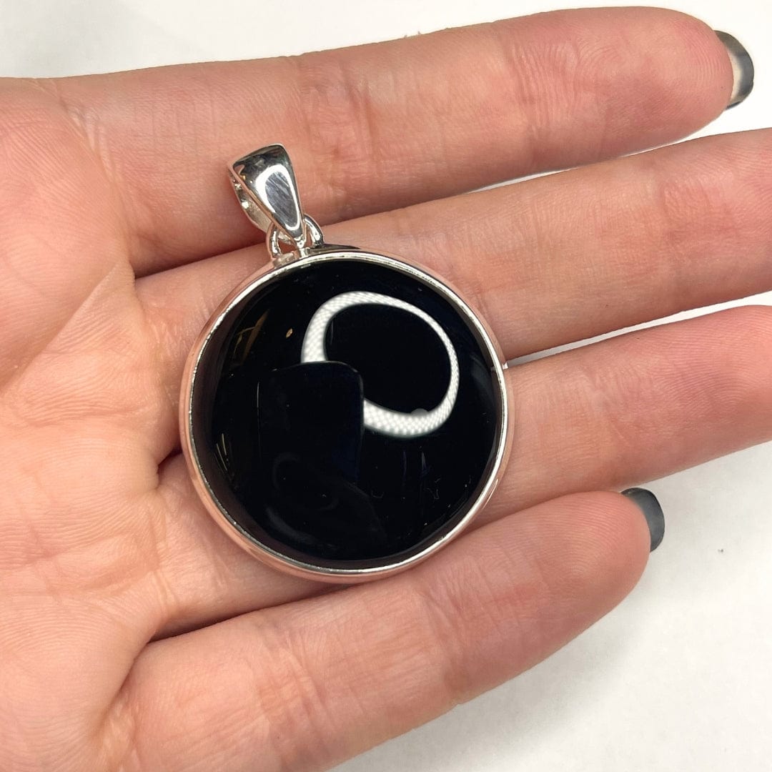 Pendentif Argent Onyx #3