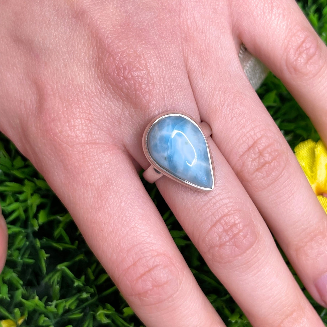 Bague Argent 925 Larimar #129