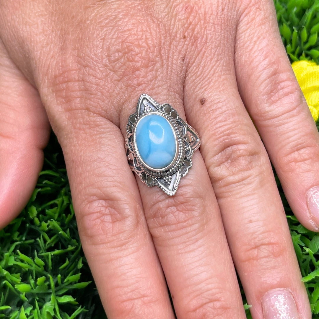 Bague Argent 925 Larimar #28