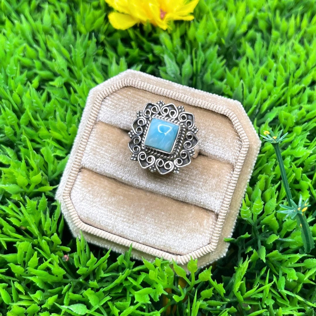 Bague Argent Larimar #40