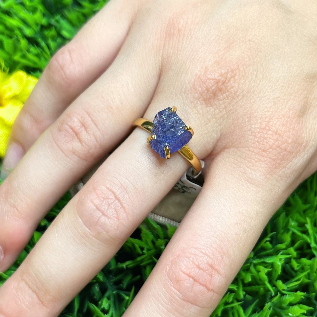 Bague Plaqué Or Tanzanite #15